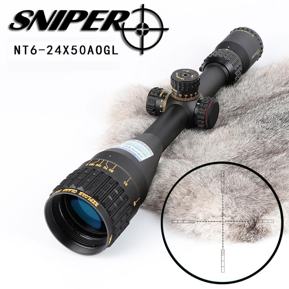 狙击手瞄准镜Sniper NT 6-24X50 AOGL 霍克分化